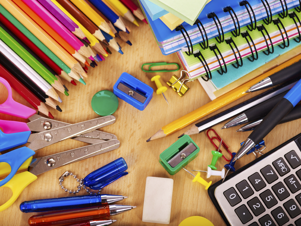 School Supplies Stocked