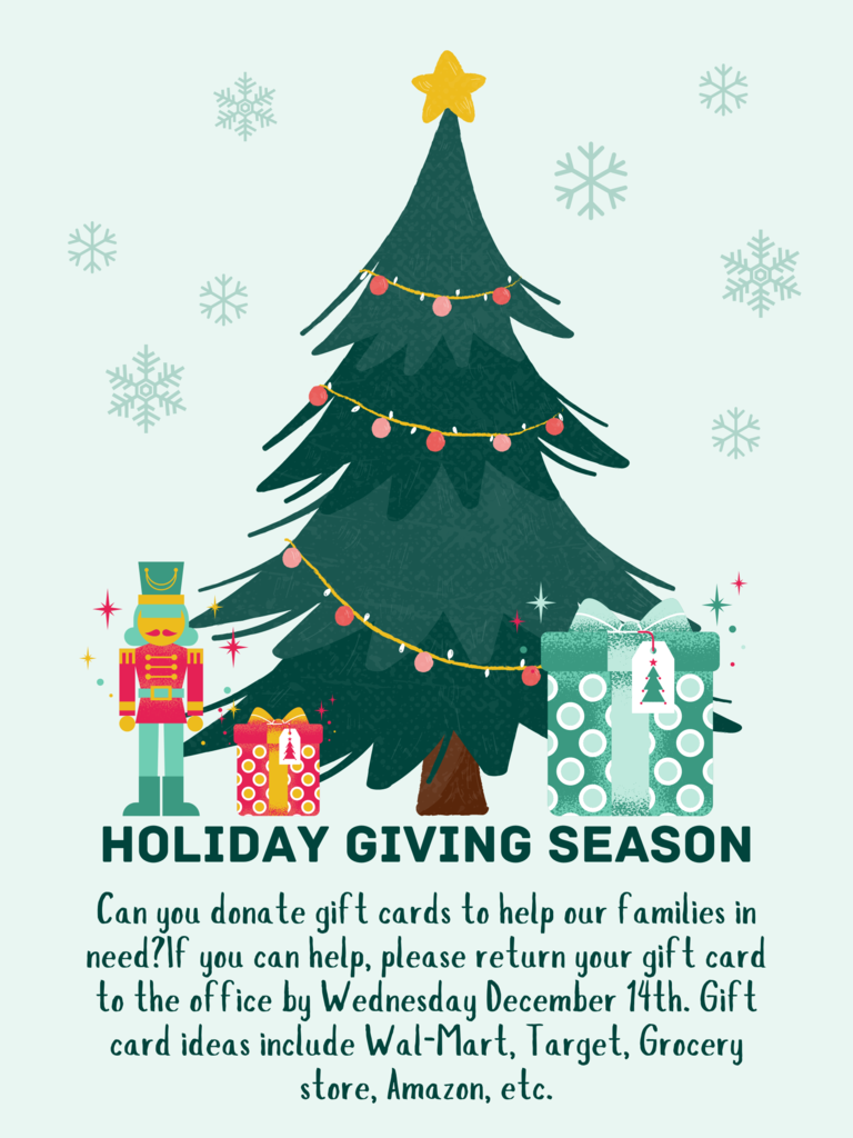 Reminder gift card donation